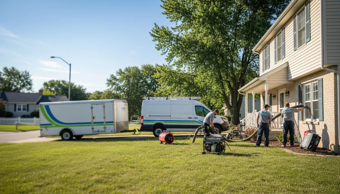 Flooded Basement Restoration And Cleanup With Repair in Templeton, IA near me